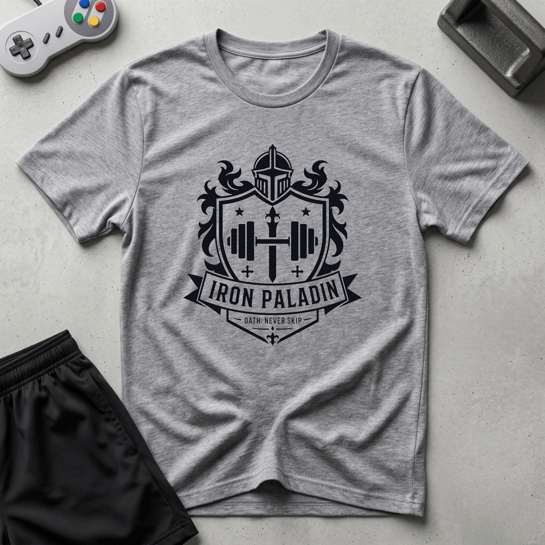 Iron Paladin T-Shirt - Sport Grey