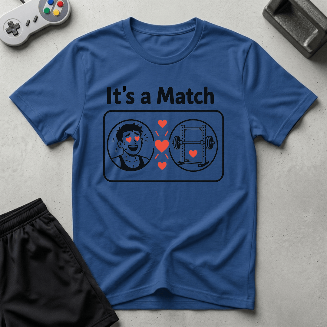 Its A Match T-Shirt - Royal