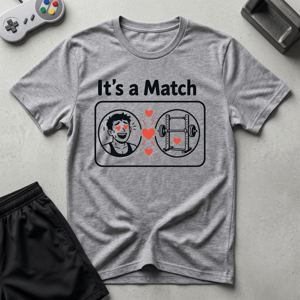 Its A Match T-Shirt - Sport Grey