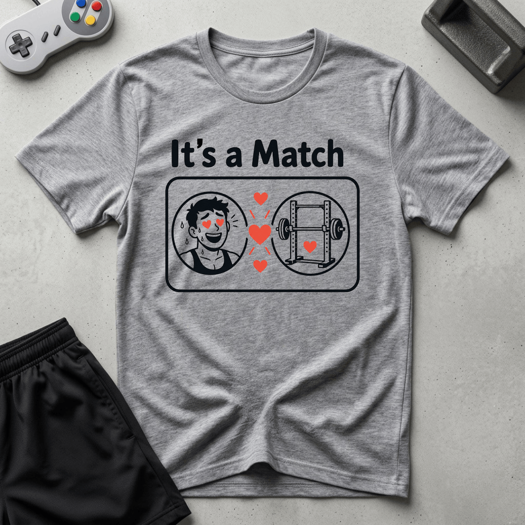 Its A Match T-Shirt - Sport Grey