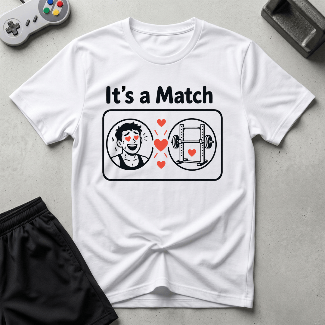 Its A Match T-Shirt - White