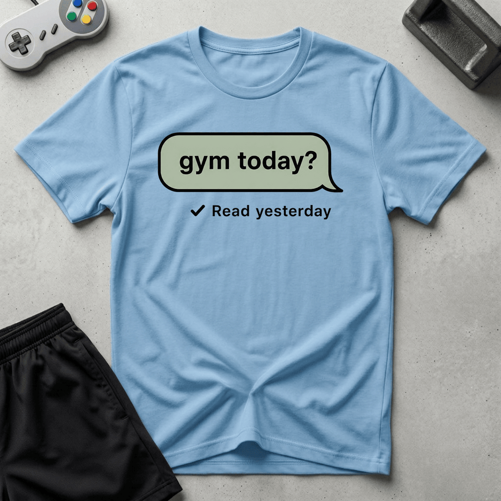 Left On Read T-Shirt - Light Blue