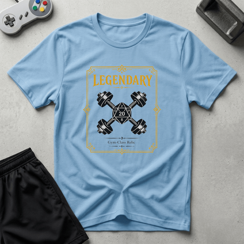 Legendary Card T-Shirt - Light Blue