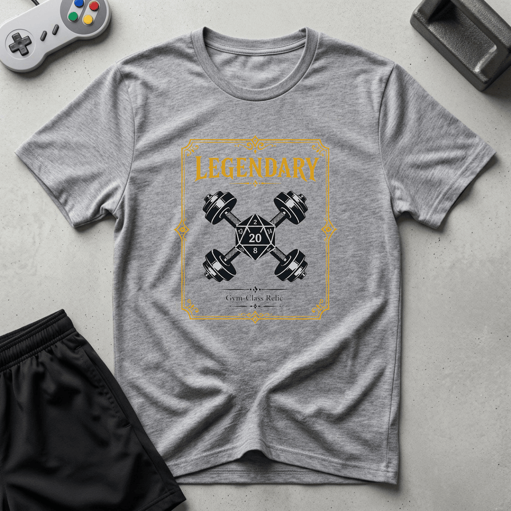 Legendary Card T-Shirt - Sport Grey
