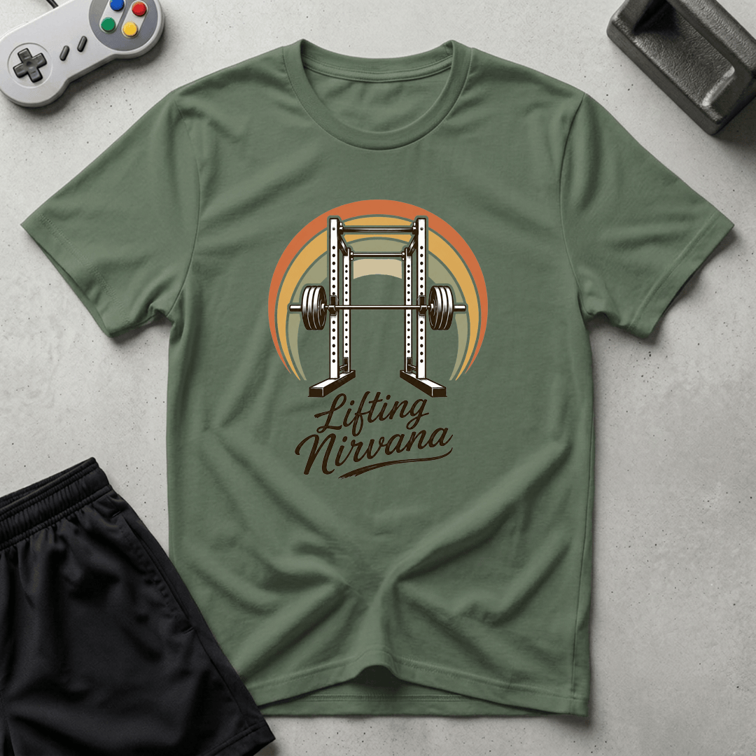 Lifting Nirvana T-Shirt - Military Green
