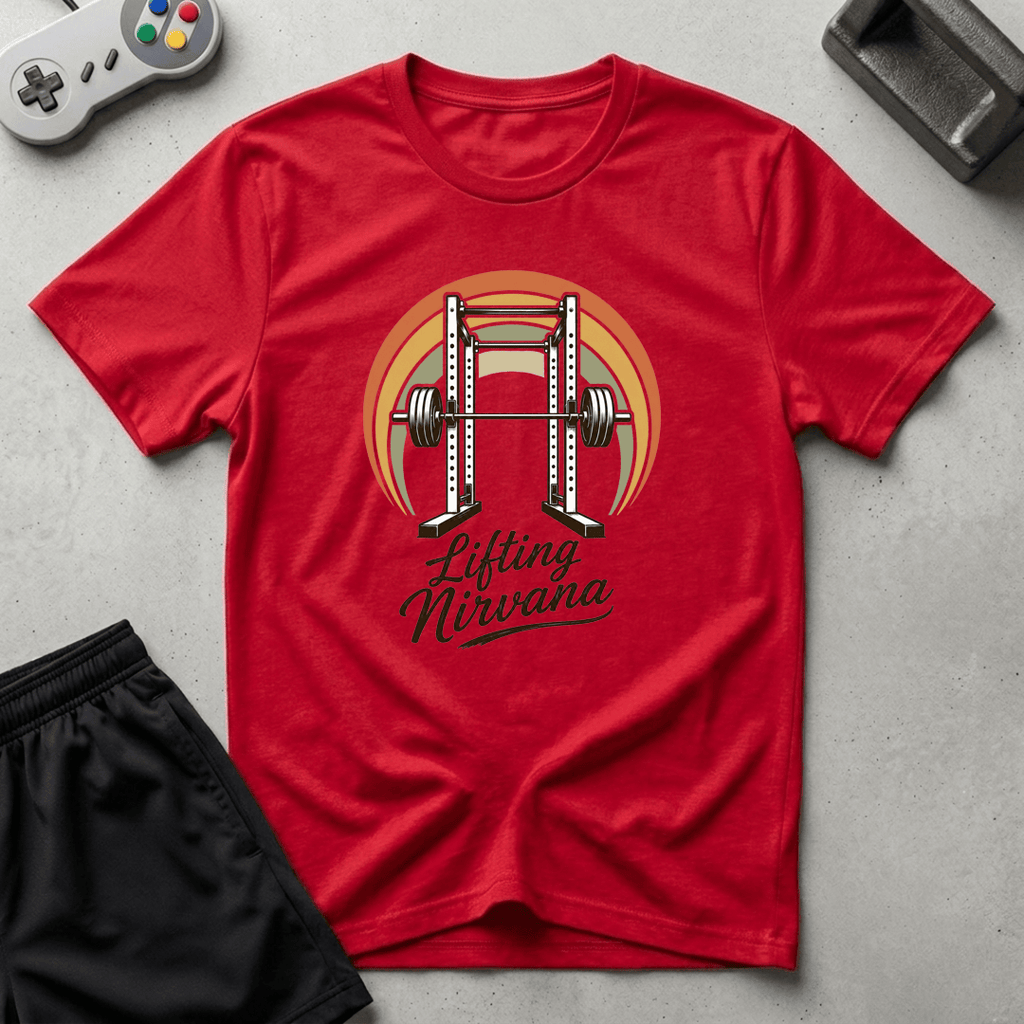 Lifting Nirvana T-Shirt - Red