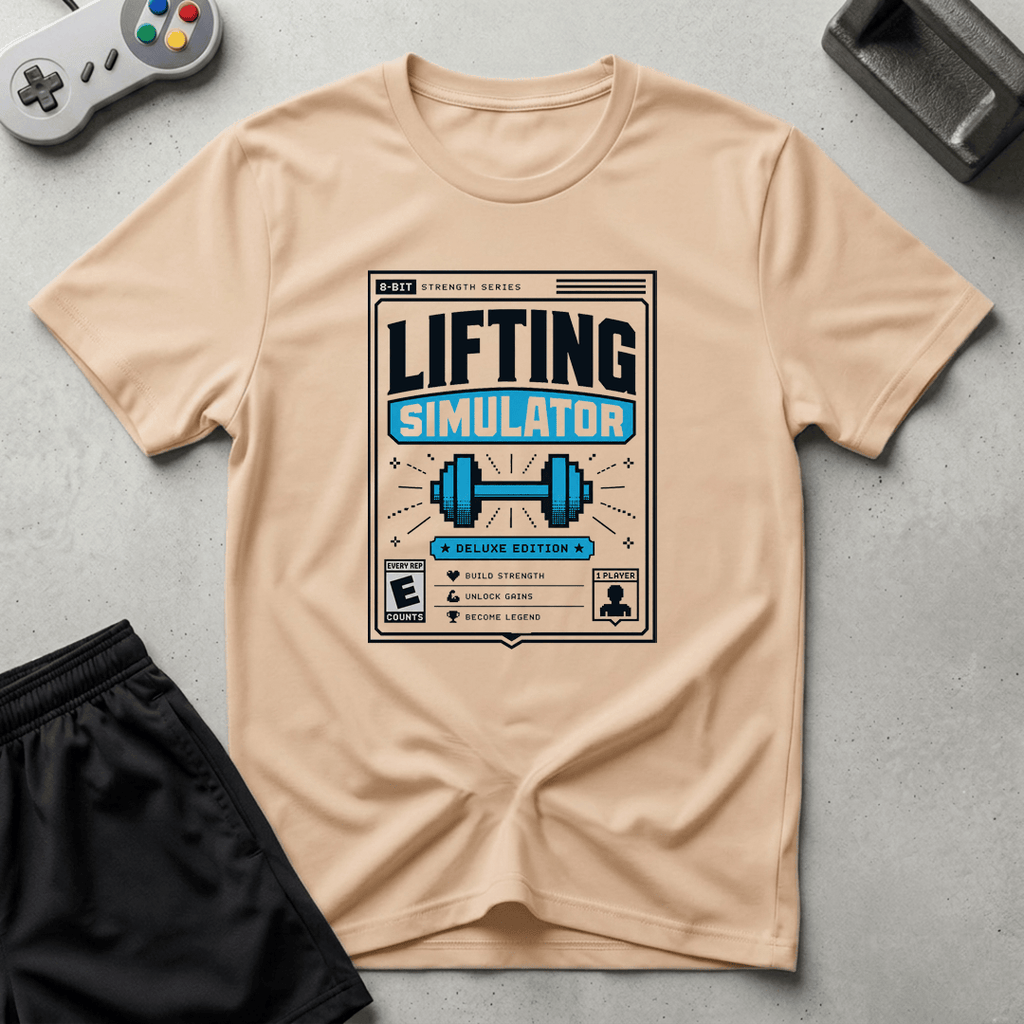 Lifting Simulator T-Shirt - Natural
