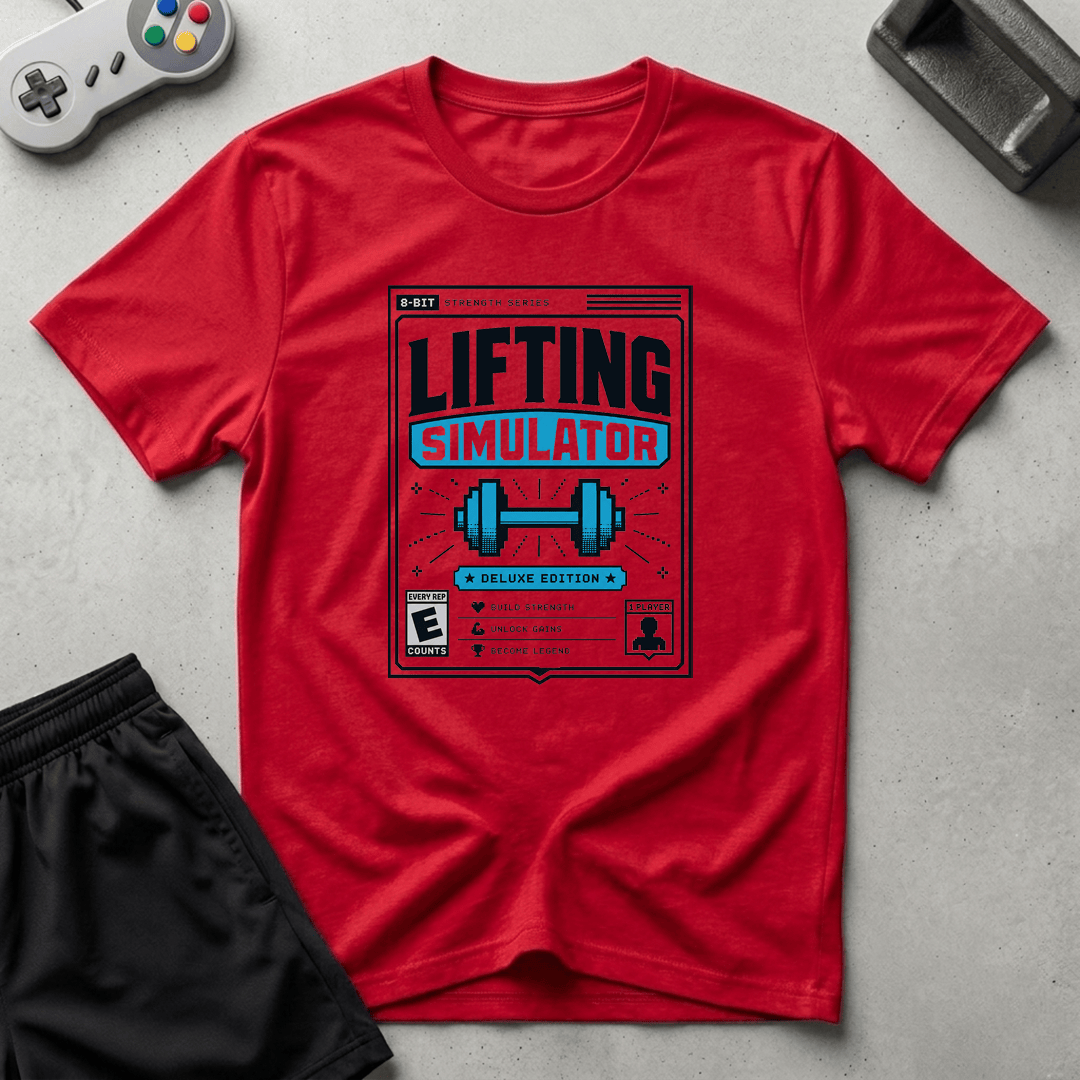 Lifting Simulator T-Shirt - Red