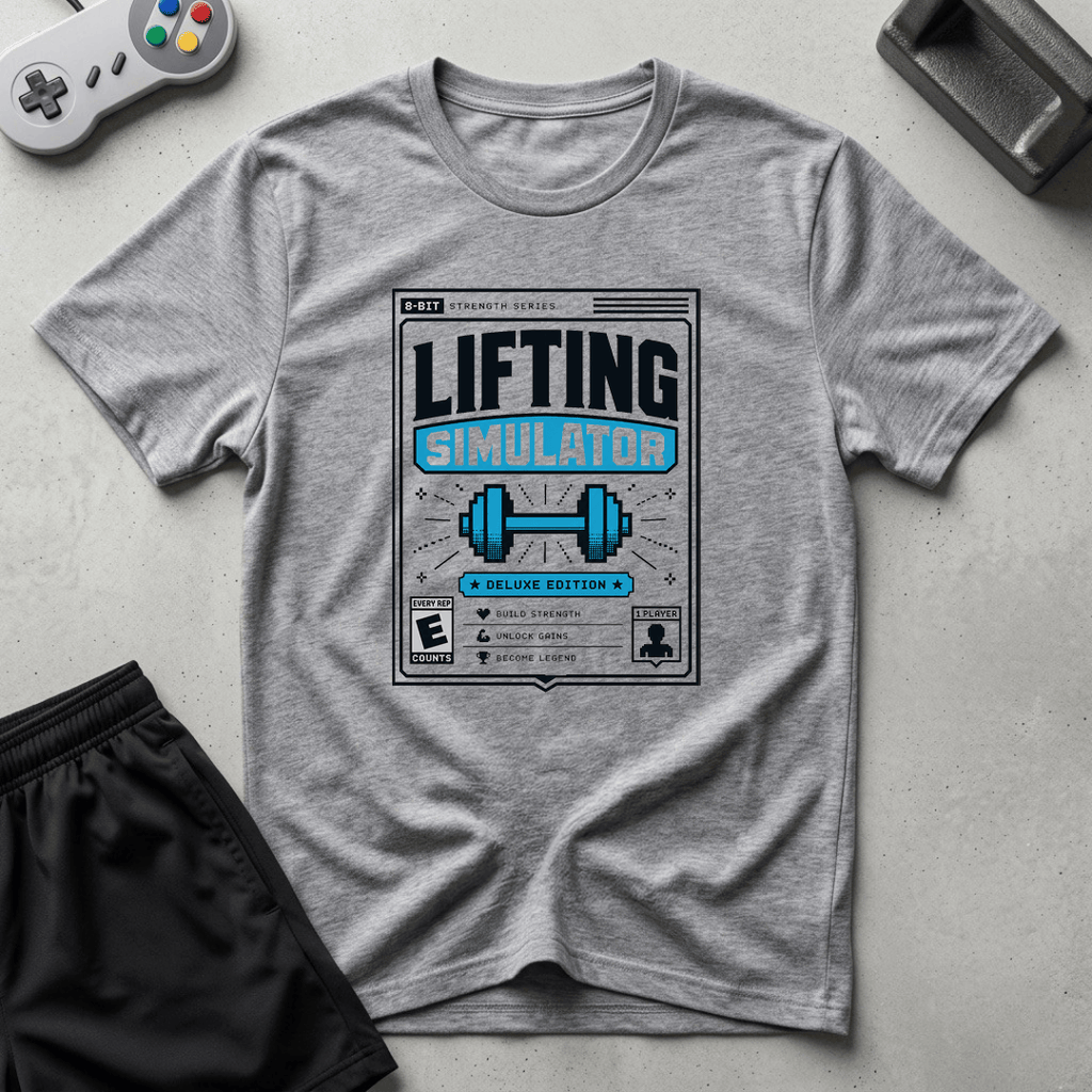 Lifting Simulator T-Shirt - Sport Grey