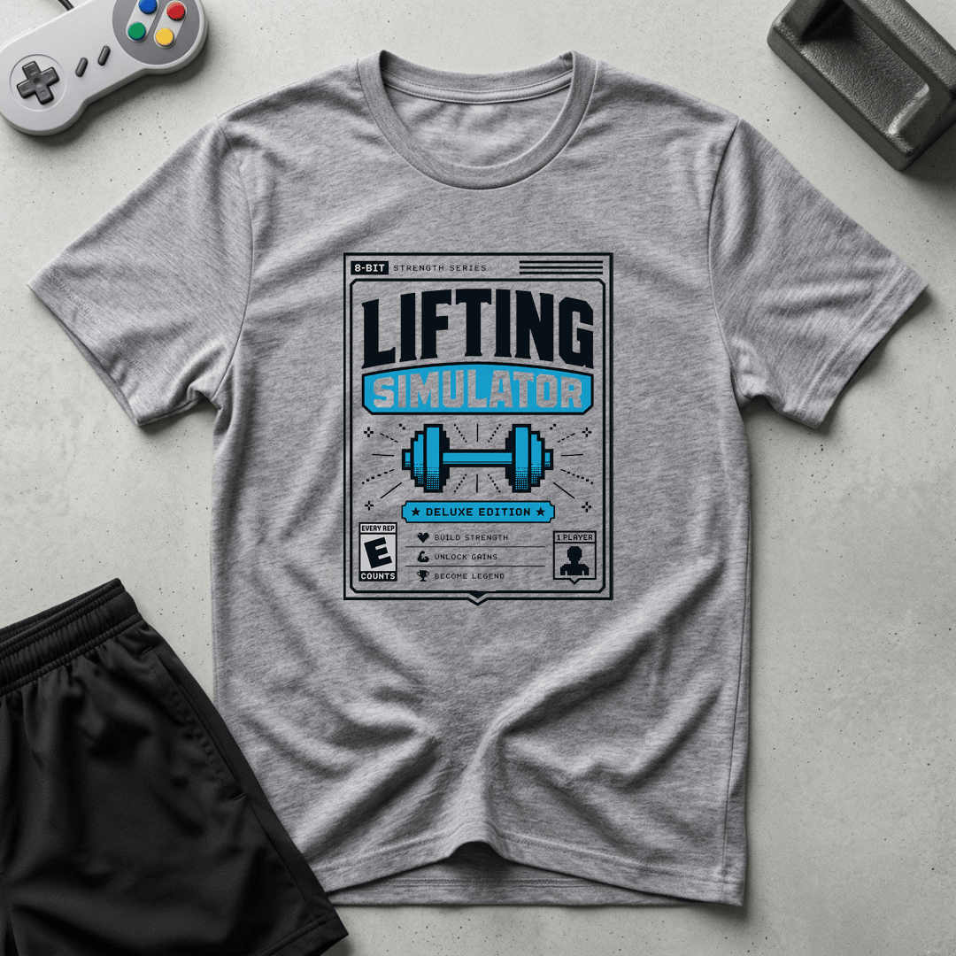 Lifting Simulator T-Shirt - Sport Grey