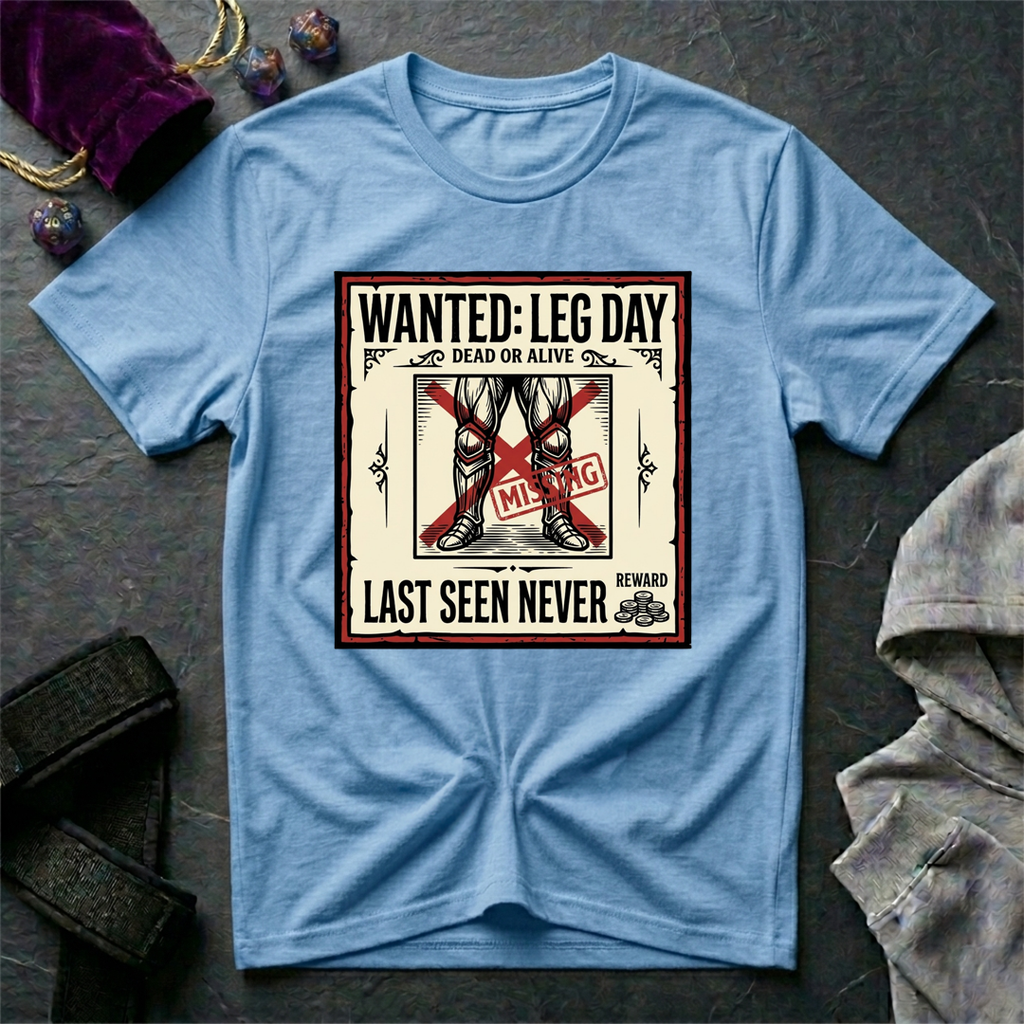 Wanted Leg Day T-Shirt