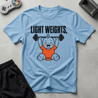 Light Weights, Baby T-Shirt - Light Blue