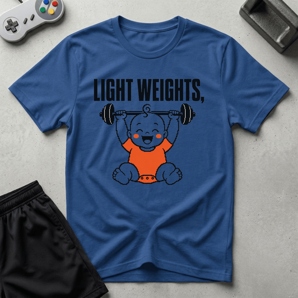 Light Weights, Baby T-Shirt - Royal