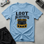 Loot Acquired T-Shirt - Light Blue