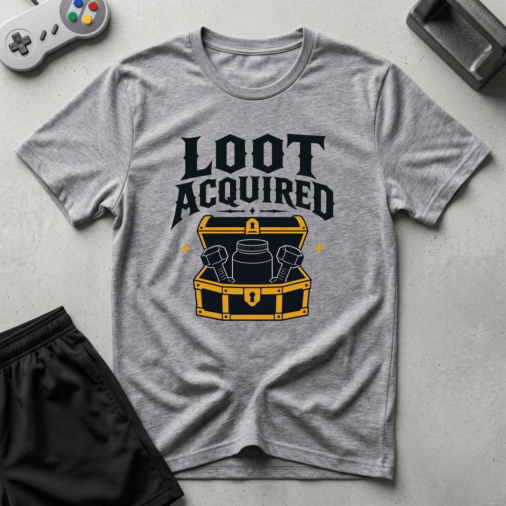Loot Acquired T-Shirt - Sport Grey