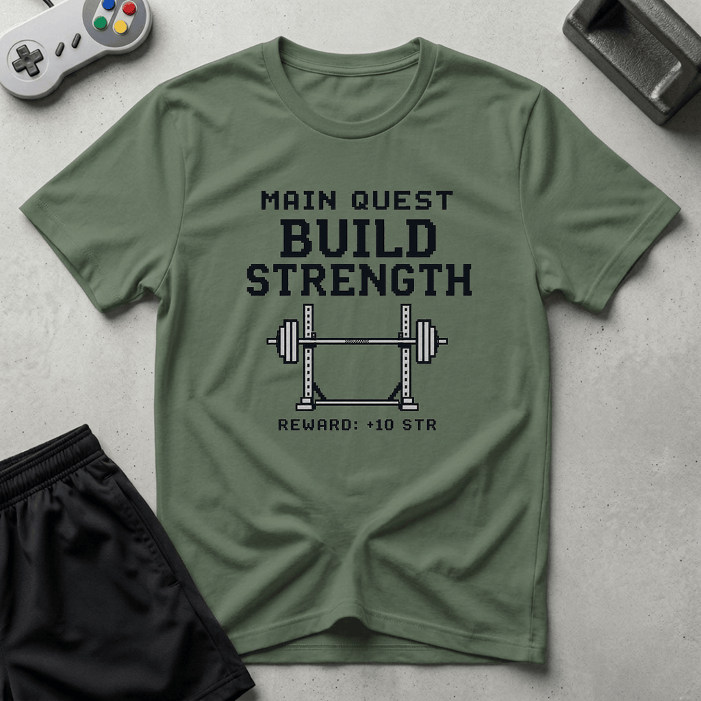 Main Quest T-Shirt - Military Green