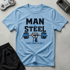 Man of Steel T-Shirt - Light Blue