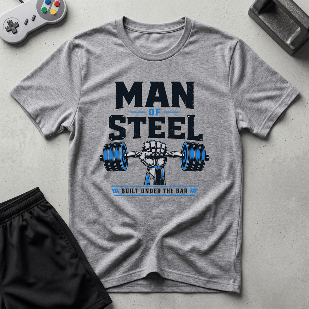 Man of Steel T-Shirt - Sport Grey