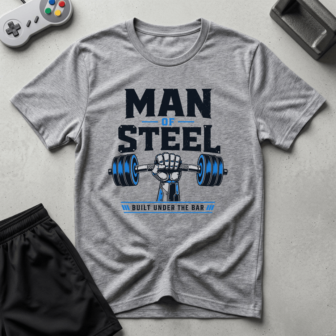 Man of Steel T-Shirt - Sport Grey