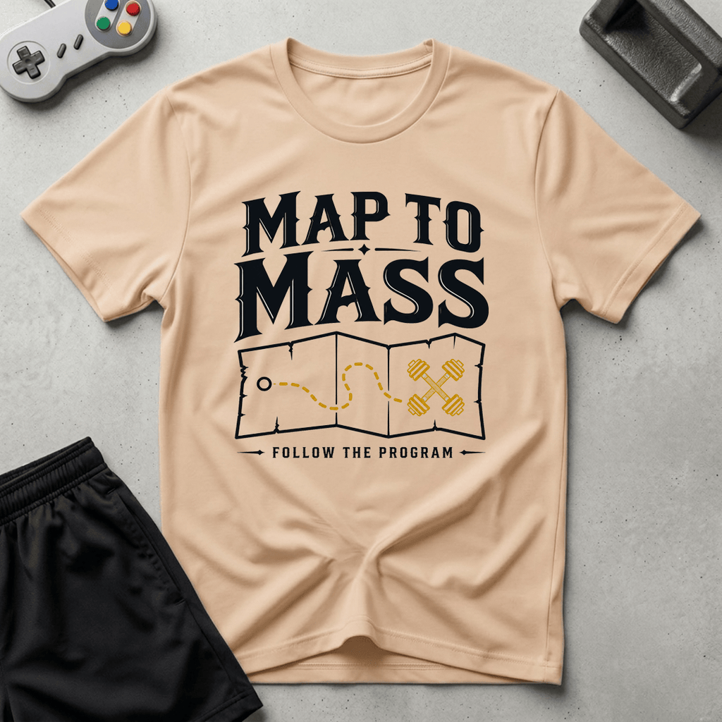 Map To Mass T-Shirt - Natural