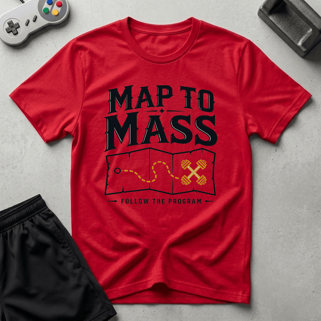 Map To Mass T-Shirt - Red