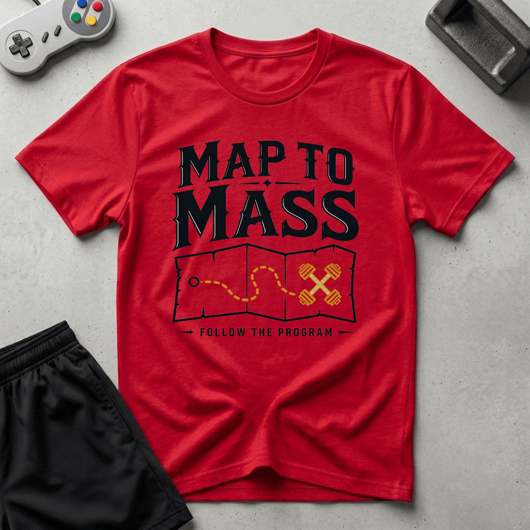 Map To Mass T-Shirt - Red
