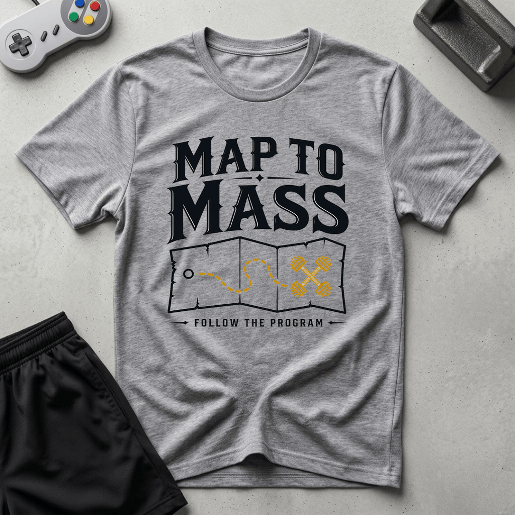 Map To Mass T-Shirt - Sport Grey