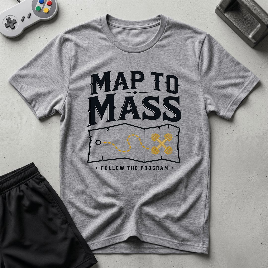 Map To Mass T-Shirt - Sport Grey