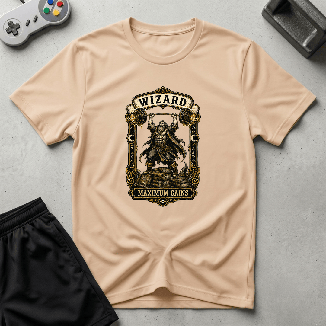 Maximum Gains T-Shirt - Natural