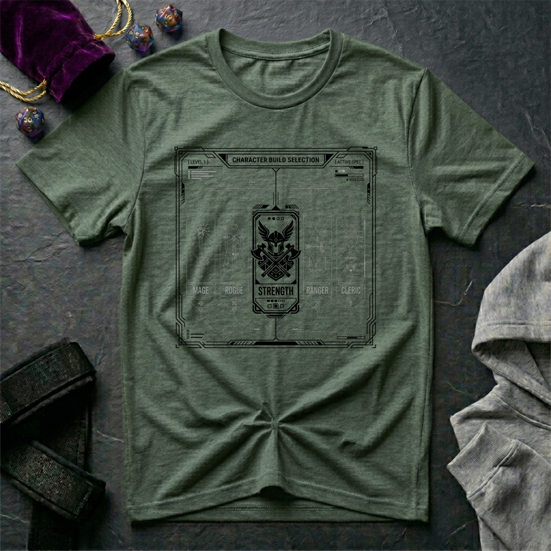 Character Build T-Shirt