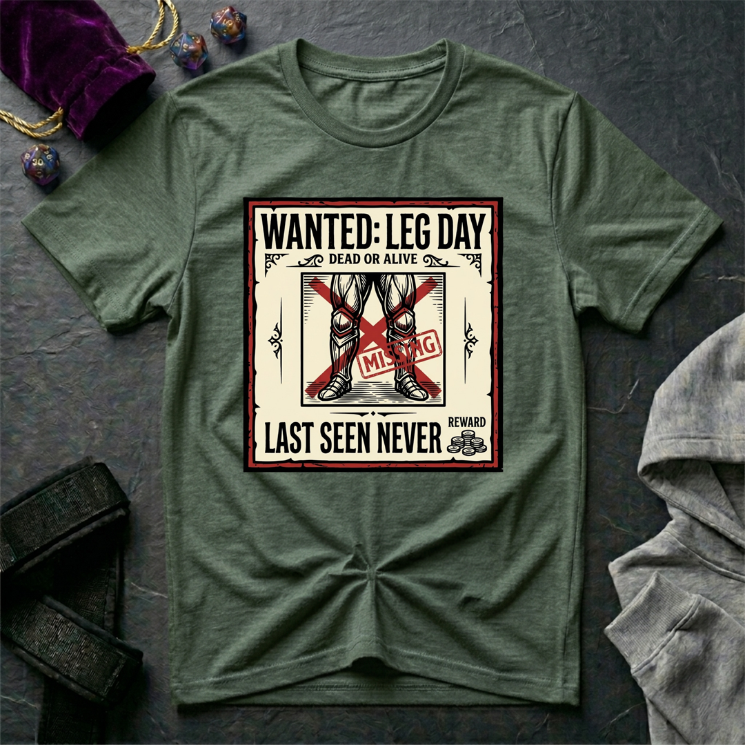 Wanted Leg Day T-Shirt