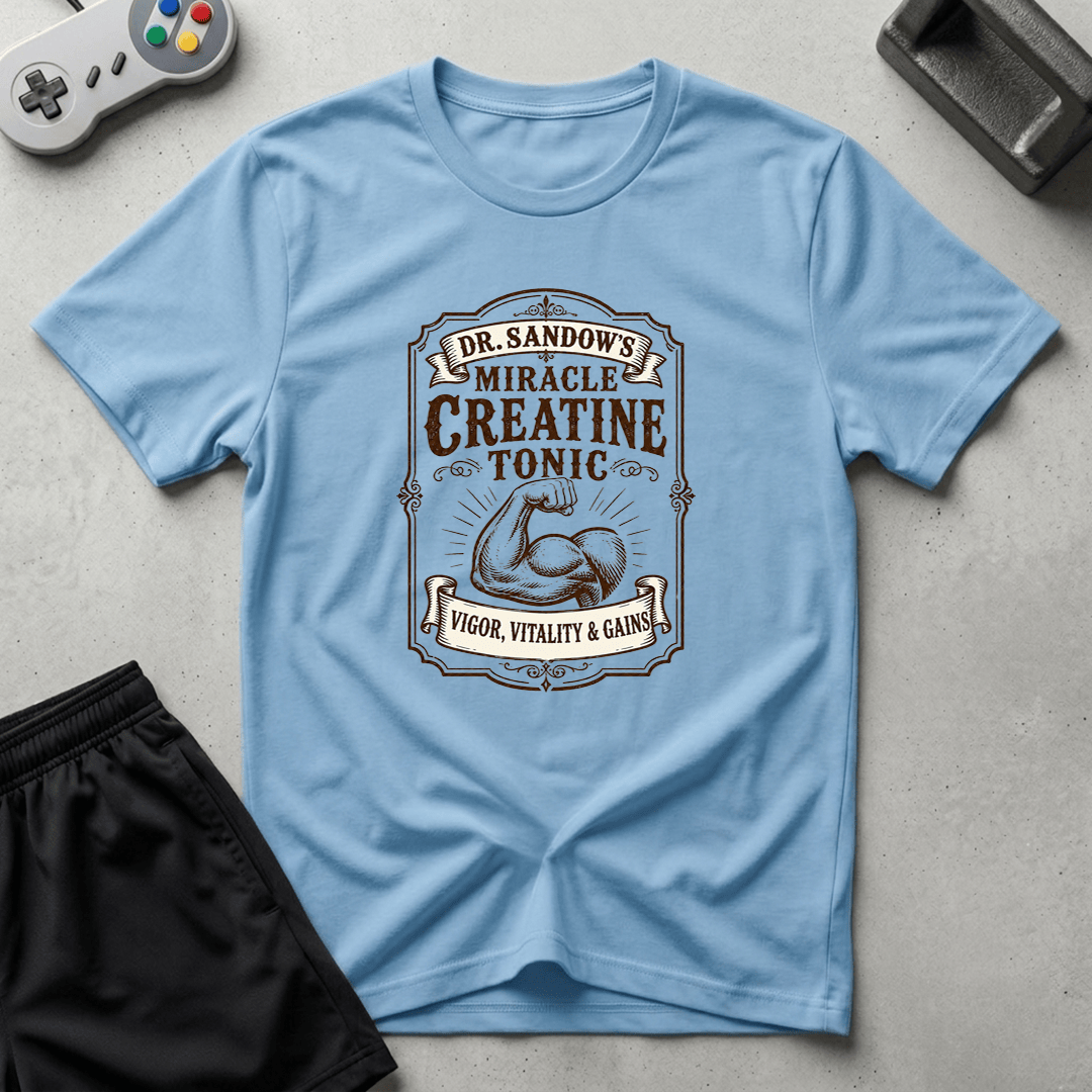 Miracle Creatine Tonic T-Shirt - Light Blue
