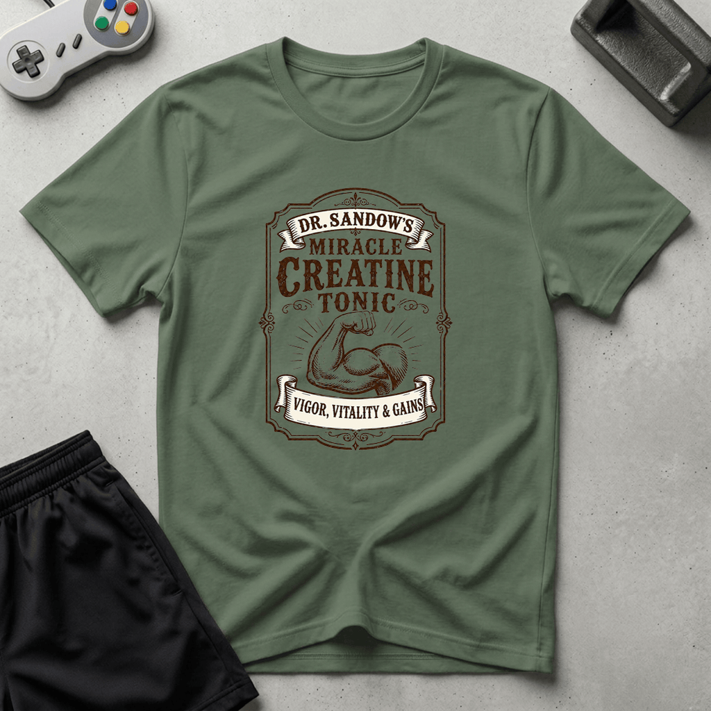 Miracle Creatine Tonic T-Shirt - Military Green