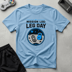 Lunar Leg Day T-Shirt - Light Blue