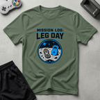 Lunar Leg Day T-Shirt - Military Green