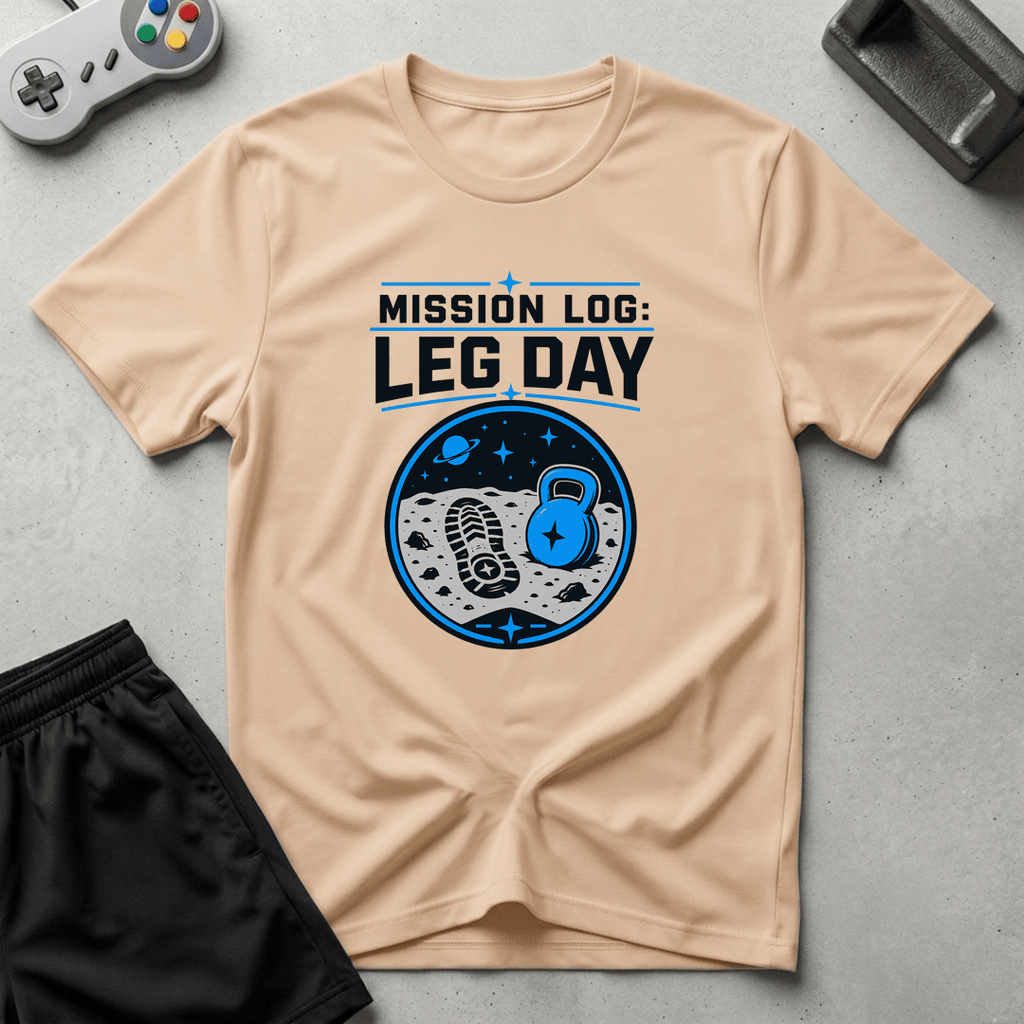 Lunar Leg Day T-Shirt - Natural