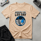 Lunar Leg Day T-Shirt - Natural