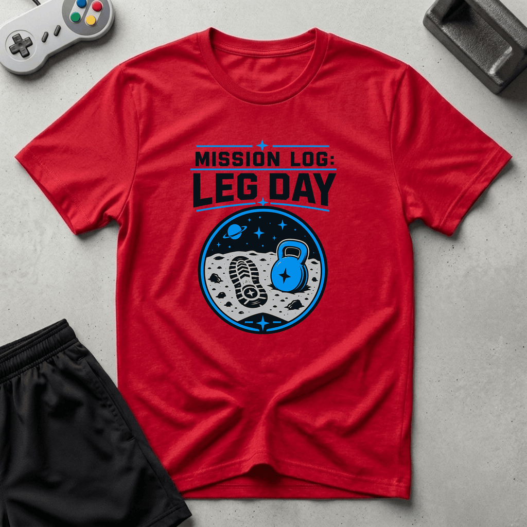 Lunar Leg Day T-Shirt - Red