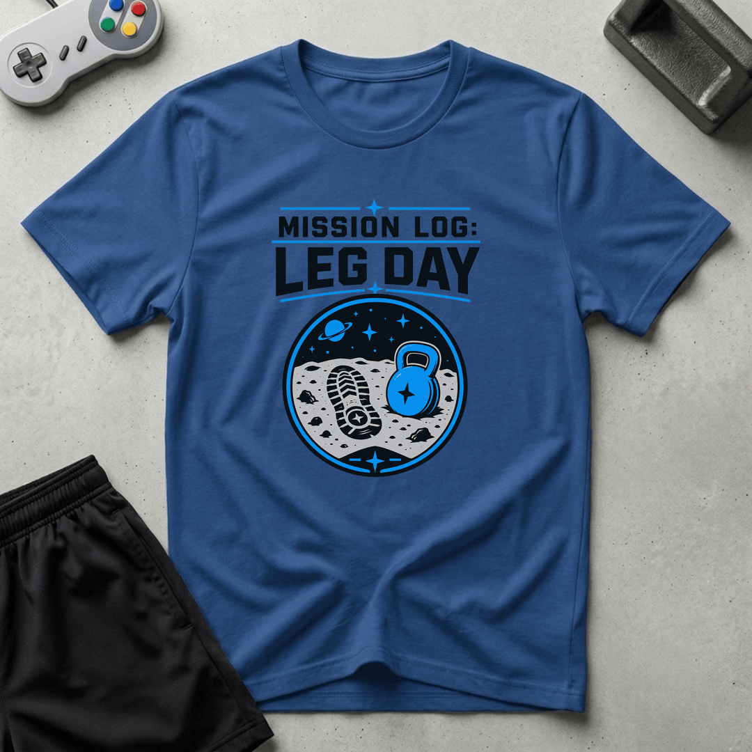 Lunar Leg Day T-Shirt - Royal