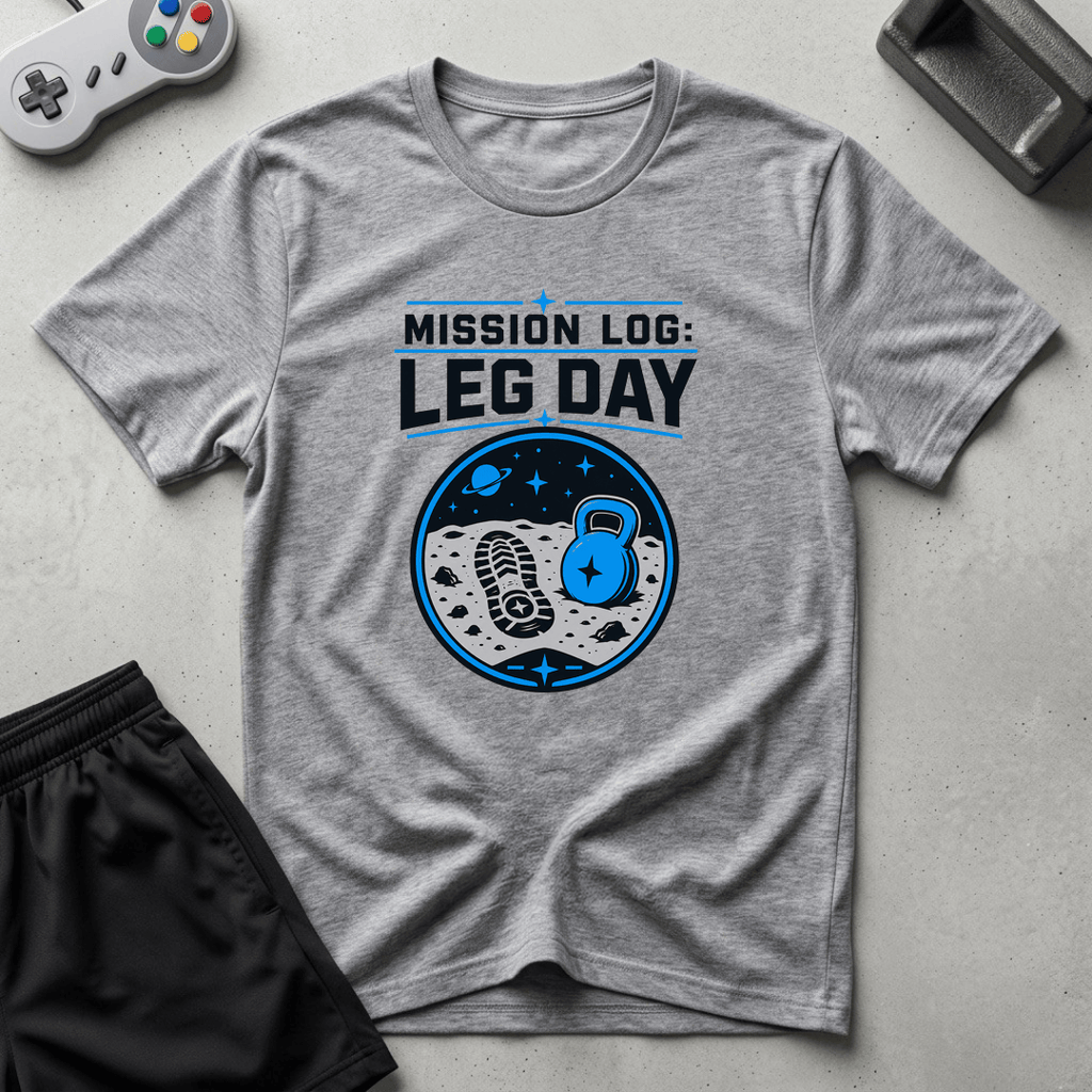 Lunar Leg Day T-Shirt - Sport Grey