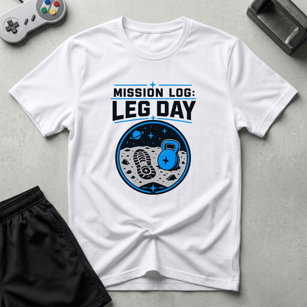Lunar Leg Day T-Shirt - White