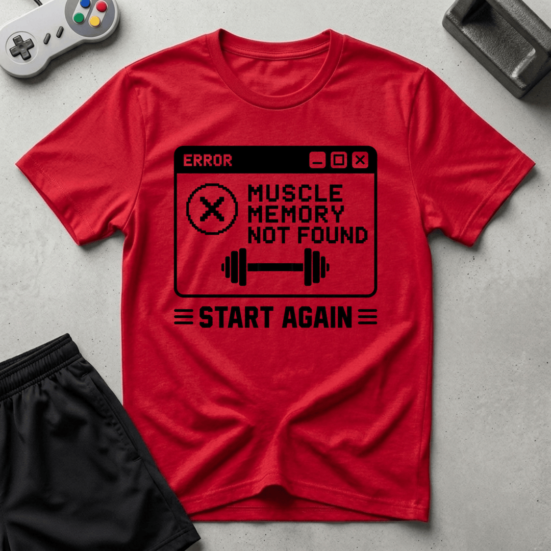 Fitness Error T-Shirt - Red