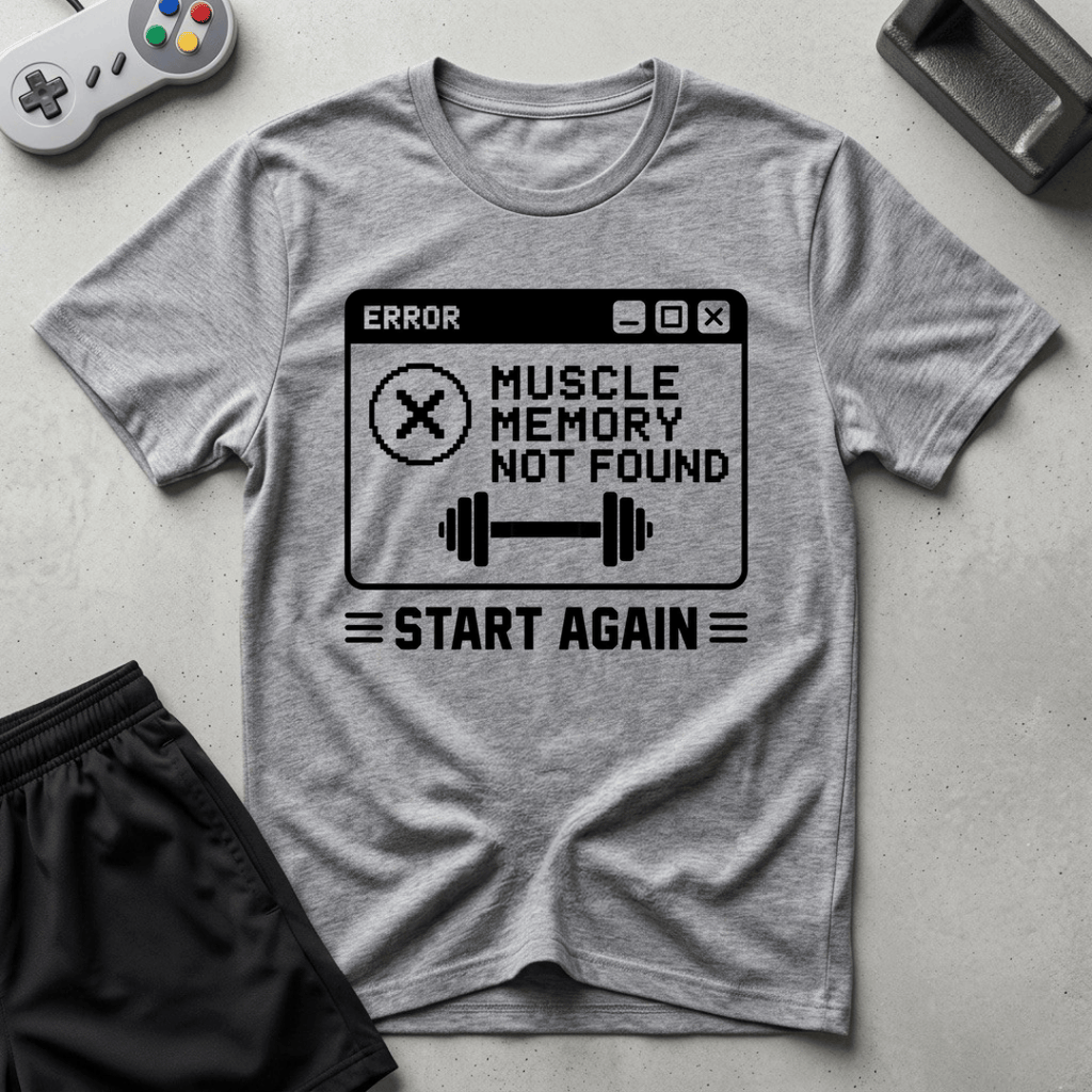 Fitness Error T-Shirt - Sport Grey