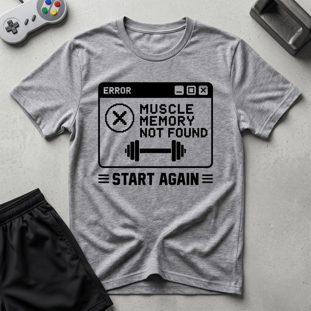 Fitness Error T-Shirt - Sport Grey