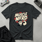 Muscle Nerd T-Shirt - Black