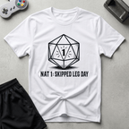 Critical Leg Fail T-Shirt - White