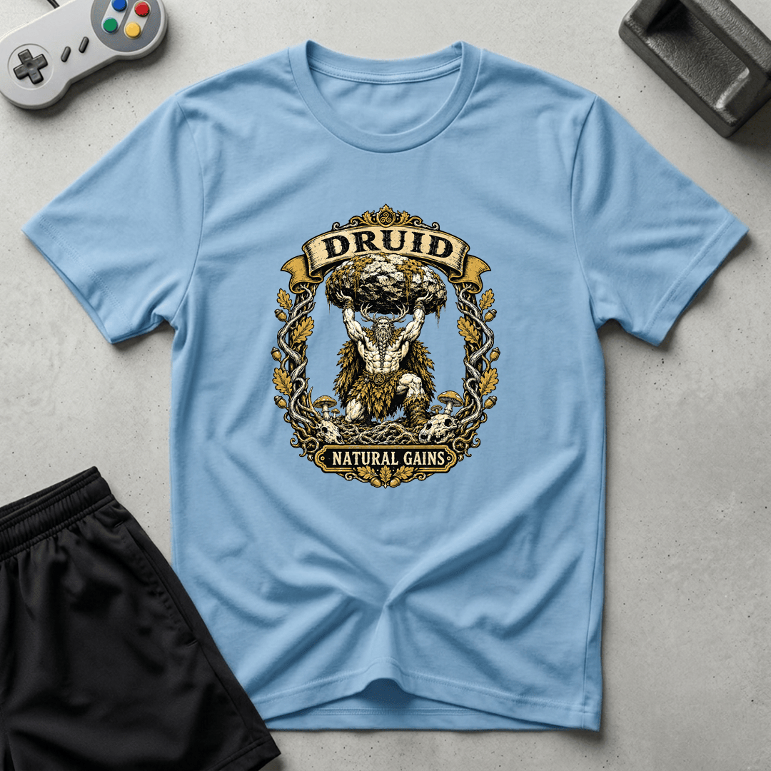 Natural Gains T-Shirt - Light Blue