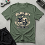 Necromancy Department T-Shirt - Military Green