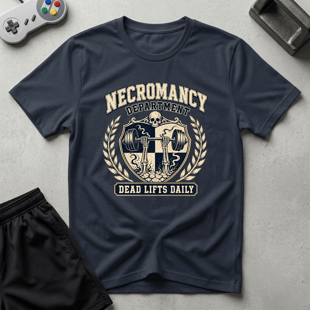 Necromancy Department T-Shirt - Navy