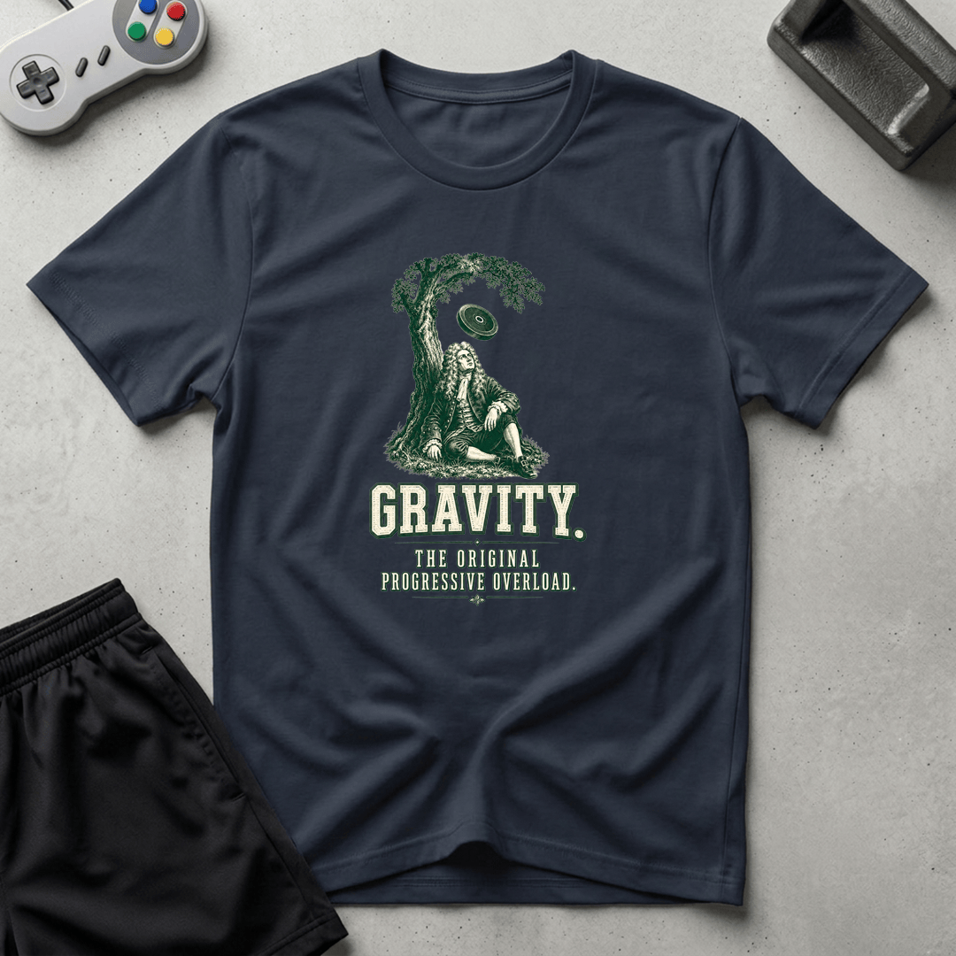 Newtonian Gravity T-Shirt - Navy